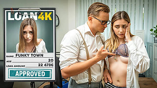 Funky Town Teen Takes First Loan For Hard Anal POV Sex In Office - HD 1080p