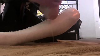 Linsey Dawn solo foot fetish