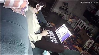 look porno and caught