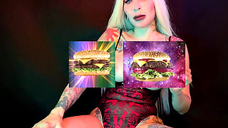 Hamburger Tit Pig JOI - Fat, Humiliation, Censored Porn