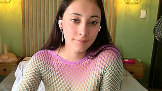 Brunette Couch Webcam Solo Fun Masturbating