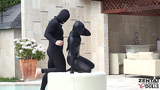 Pool Duo Black Fetish Fun
