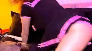 Amateur pantyhouse webcam teen strips and strokes her vagina
