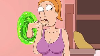 Rick and Morty - a Way Back Home - Sex Scene Only - Part 27 Summer #3 by Loveskysanx