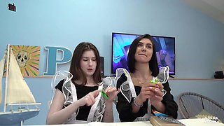 Indulge in a wild passionate teacher gang thrill with raw intensity