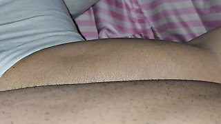 Step mom hand slip under step son underwear touching his dick