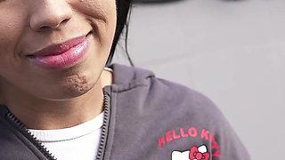 German Scout - Tiny 43kg Half Asian Teen Lore Pick up for First Time Casting Fuck
