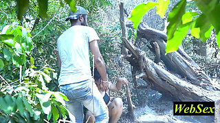 Modern Tarzan Boy Fucks Lost Bhabhi in Forest! Sudden Sex
