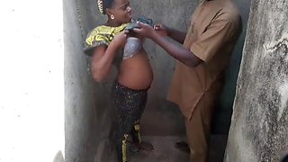 Hot Step Mom Seduction: African Beauty Loves My Big Cock