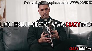 Insane priest porks grieved COUGAR after she caught priest wanking off