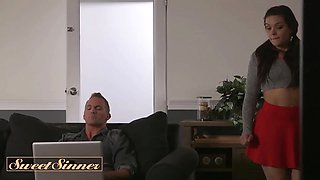 Jummy sinner - college girl wish becomes reality as an aged man capitulates to forbidden temptation
