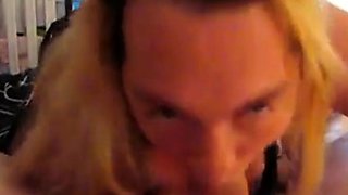Stepmother Sucks Father-in-Law on Webcam