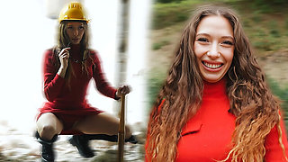 Laura Quest Public Outdoor Blowjob Adventure - Amateur Romanian Couple Fucking in Mountain Vlog