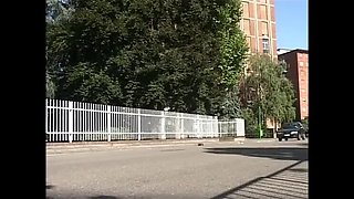 Italian Teen Blowjob and Cumshot - Adorable Brunette Fucked by Older Man