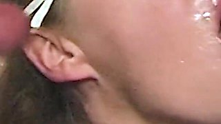 MILF Lisa Shows Cum Covered Face