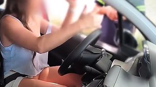 Stranger Groping Wife Ask For Directions.
