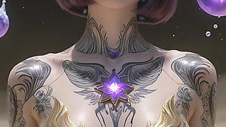 Lustrender Moon Witch Sorceress Slideshow - Ethereal Star Temple Radiance