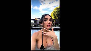 Lyna Perez Teases By The Pool