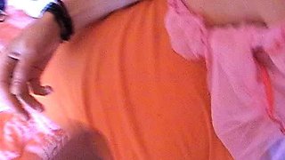 Amazing amateur blonde enjoying a doggystyle