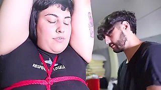 Sumisa Atada Y Cogida En Fabrica Abandonada- Shibari