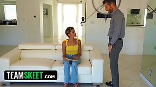 Guidance counselor invites his student to his mansion to help her fall under some college applications
