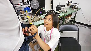 Cocksucking japanese lady analized by bbc cock