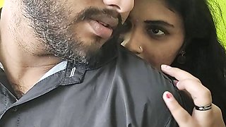 Saree and bra Vaishnavy dominating Sharun Raj kisses on him and remove his shirt , Mallu hot girl dominating his partner & kiss